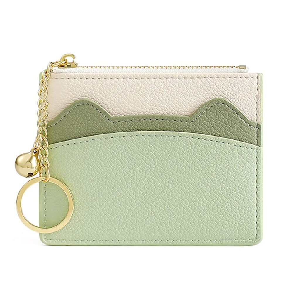 6562 Credit Card Holder Wallet Leather Small Slim Cute Mini Front Pocket